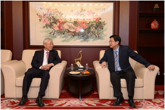 学校刘斌副校长会见韩国仁济大学車仁濬校长